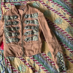 Free people twill band jacket xs